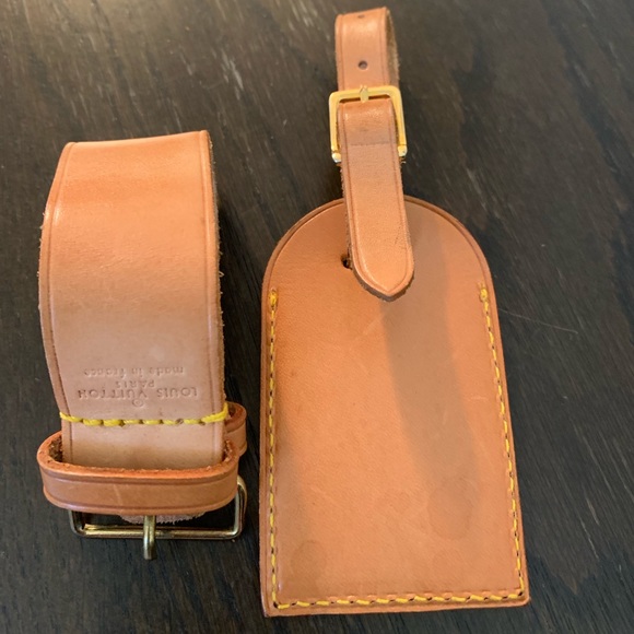SALE! LOW PRICE! Louis Vuitton Luggage Strap & Tag - Picture 2 of 2